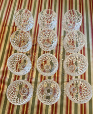 Waterford Crystal Colleen Hock Wine Glasses, Set of 12, Ireland Gothic Acid mark picture