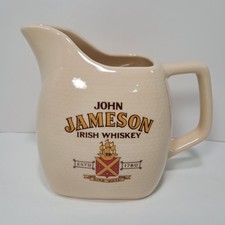 Vtg John Jameson Irish Whiskey Ceramic  Pitcher 80 Proof Calvert Distillers Co  picture
