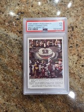1965 DISNEYLAND PUZZLEBACK #39 Disney Characters Meet In Front - PSA 7 picture