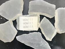 Ulexite TV Rock Crystal (1/2 lb) 8 oz Bulk Wholesale Lot Half Pound Stones Raw picture