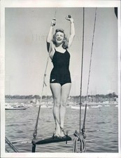 1941 Press Photo Venice CA Ursula McGowan Miss 1942 Beauty Contestant picture