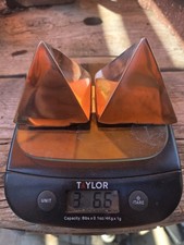 Pair Solid Copper Pyramids picture