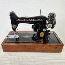 Excellent 1941 Singer Sewing Machine 99k Fully Tested Bentwood Case/Key Sews A+ picture
