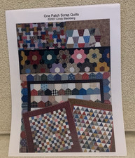 2007 Cindy Blackberg ONE PATCH SCRAP QUILTS Quilt Patterns Leaflet - GUC picture