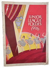 1926 Junior League Follies Tacoma Theatre Program Ephemera Rare Art Deco History picture