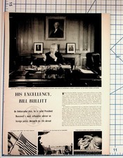 1930s William C. Bullitt US Ambassador to France Magazine Article Photos picture
