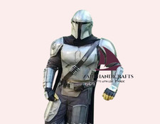 ZAIN THE Mandalorian Armor Costume Medieval Full Suit of Star Wars Larp Cosplay picture