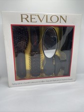 Vintage 1999 Revlon 5 Piece Brush Comb Mirror Gift Set NOS NIB RV-3569B picture