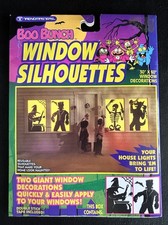 Trendmasters Boo Bunch Halloween Window Silhouettes Decor 1990's Vintage New NOS picture
