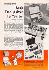 Benton Harbor Michigan Tune-Up Meter Model ID-29 Heathkit Vtg Magazine Print Ad picture