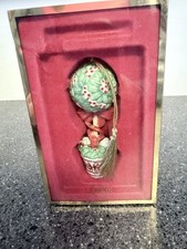 LENOX 2004 Porcelain HOLIDAY TOPIARY Christmas Ornament Potted Holly Tree NIB picture