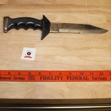 Vintage ScubaPro Scuba Pro Dive Knife Old Beat Up HEAVY Knocker BK#08 picture