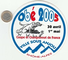 dog sticker. dressage. 2005 French OBE CHAMPIONSHIP in Ville sous Anjou picture