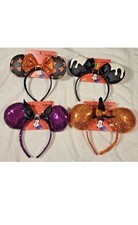 NEW 2026 Aldi Release Full Set Of 4 Minnie Bow Ear Headband - Fall- Halloween picture