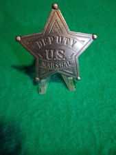 Deputy US Marshall 5 points Star badge with back Pinback picture
