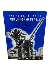 1944 WWII US Navy Armed Guard Center Pacific Treasure Island SF Booklet picture