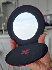 Vintage 1990s Virginia Slims V Wear Advertising Compact Mirror - Black & Red picture