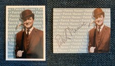 1995 Avengers Return Cornerstone Series 3 Patrick Macnee Auto & Redemption Card picture
