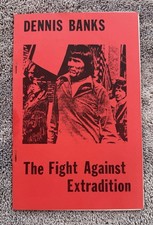 Vintage 1970s American Indian Movement AIM Dennis Banks Extradition Pamphlet  picture