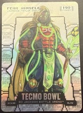 2026 Bo Jackson Tecmo Bowl Fear Himself Glow 190 Silver Coin Lawrence Tayler  picture
