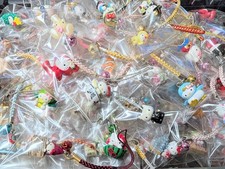 Rare SANRIO Hello Kitty Gotochi Strap Keychain Phone Charm vintage Kawaii Japan picture