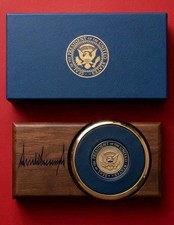 Rare Authentic President Donald Trump White House VIP Challenge Coin V1 Coasters picture