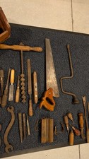 ANTIQUE ( APPROX 32), WELL CONDITIONED TOOLS. AMERICAN MADE HEAVY. picture