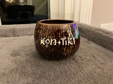Vintage Ceramic Kon Tiki Coconut Mug Stephen Crane Japan MINT picture