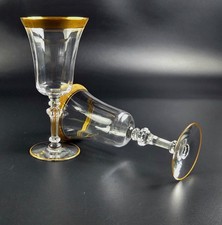 Vintage Tiffin-Franciscan Minton Clear Water Wine Goblets – Set of 2 picture