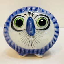Vintage Tonala OWL- Handmade Mexico Folk Art Pottery  3