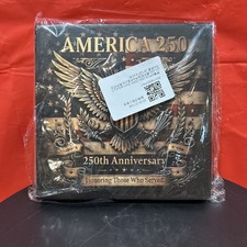 What A Beautiful Set Of “9” 250th USA Anniversary Coins In Collector Box  picture