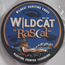 815 NAS Rascal Wildcat Helicopter Maritime Force Counter Terrorism 3D PVC Patch picture