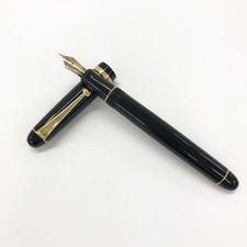 Pilot Custom 74 Fountain Pen 14K-585 Gold Nib M Medium Black Made in Japan picture