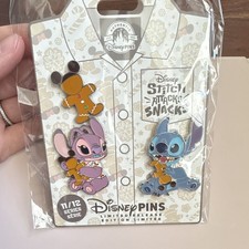 Disney Stitch Attacks Snacks Lilo & Stitch Limited Release Pin Set (11/12) picture