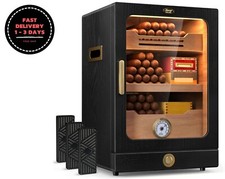 Humidor de cigarros, sistema de control de luz del gabinete del humidor. Nuevo picture