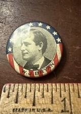 Antique Pinback  WJ Bryan Sweet Caporal For Presidents picture