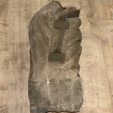 Vintage US Army Duffle Bag Green Canvas Military Type 1 USA 1951 Dated picture