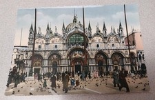 Vintage The Basilica of St. Mark in Venice Postcard picture