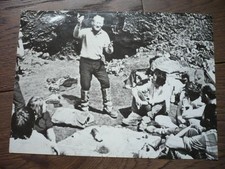 RARE 1940 HAROUN TAZIEFF AND HIS TEAM PHOTO AT ETNA picture