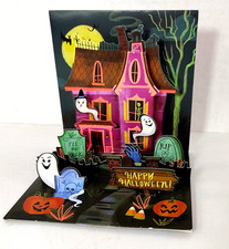 Halloween Decor 3D Pop Up Card / Up With Paper / Treasures 1110 House of Shadows picture