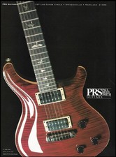 1995 PRS electric guitar advertisement 8 x 11 Paul Reed Smith Guitars ad print picture