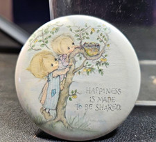 Vintage Hallmark Happiness Is Made to Be Shared Pinback Button 2.25