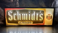 Vintage Schmidt’s Of Philadelphia Beer 2-Sided You Are Always Welcome Here Sign picture