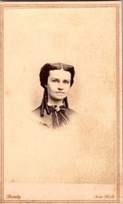 Pretty Lady w/Ringlets, Matthew Brady, CDV Photo, c1860s #5226 picture