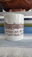 Vintage American Museum of Natural History Souvenir Mug 10oz Maroon Print NYC picture