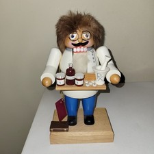 E.M. Merck Old World Christmas Pharmacist Nutcracker  Germany Signed 1995 W/ Tag picture