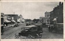 1923 Wilber,NE Third Street,East Saline County Nebraska Antique Postcard Vintage picture