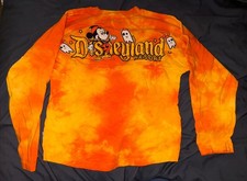 Disney Spirit Jersey Disneyland Resort Halloween Mickey Tie Dye Shirt M 7/8 Kids picture