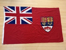 Vintage Canadian Red Ensign Flag 4 x 6 Dettra Cotton Bunting Pre 1965 Union Jack picture