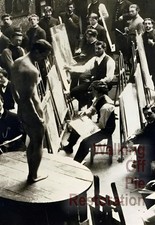Male Model and Painting Class 2 1880s reprint 4x6 gay photo collection picture